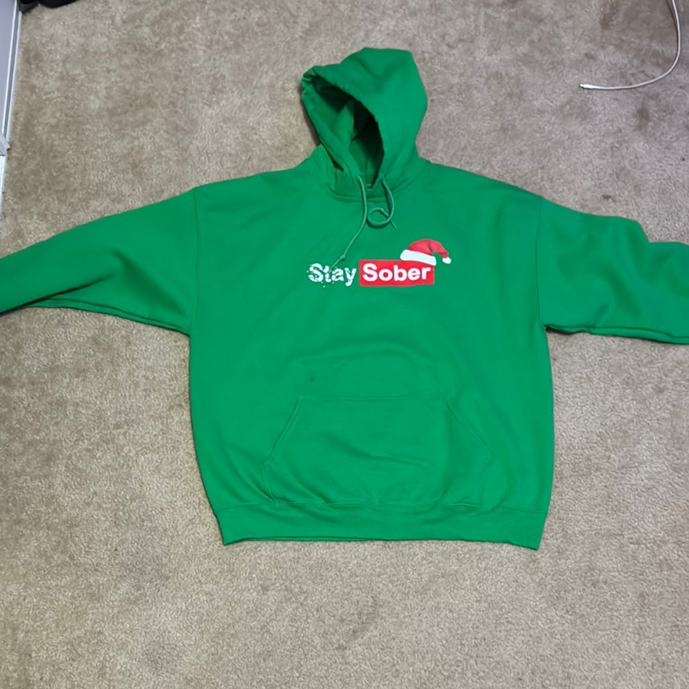 D’Adrian Harding  Stay Sober Christmas Hoodie